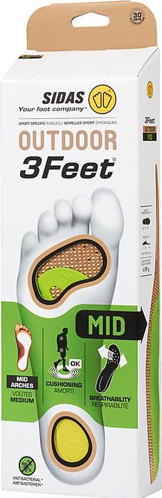 Actual product image Sidas 3 Feet Outdoor Mid Insole