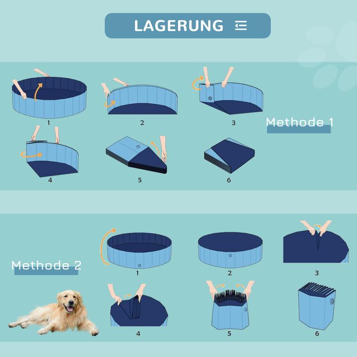 Immagine prodotto PawHut Bagno per cani (Piscina per cani)