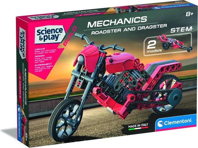 Actual product image Clementoni Constructor Roadster And Dragster