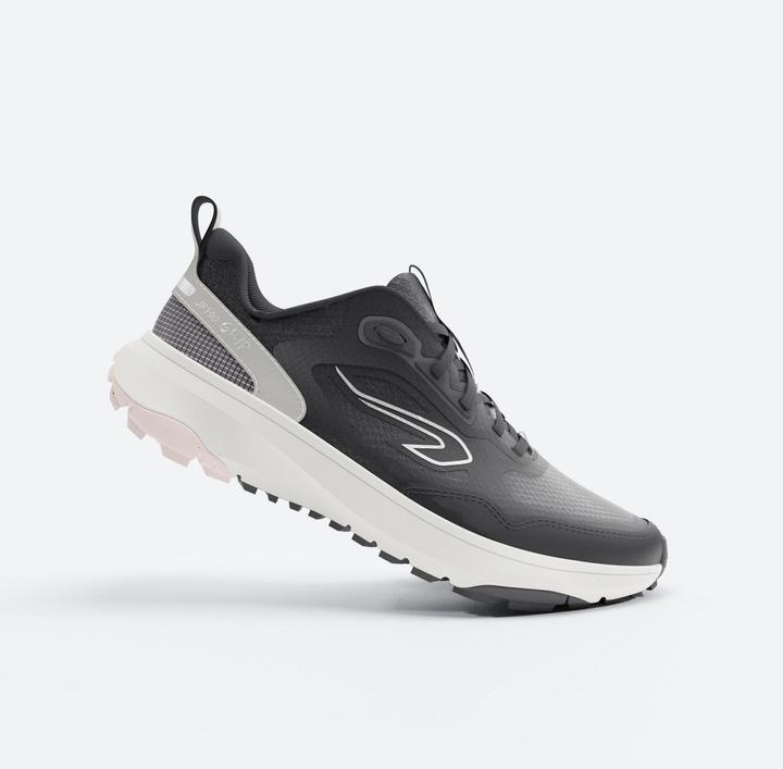 Kalenji Kiprun JF190 Women's Running and Trail Shoes - Black/Pink (39)