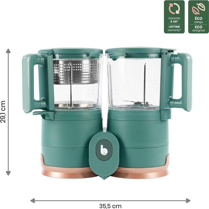 Produktbild Babymoov Babynahrungszubereiter Babynahrungszubereiter Nutribaby Glas + GRATIS