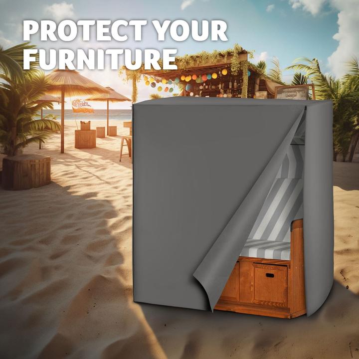 Image du produit tectake Housse de Protection pour Corbeille de Plage