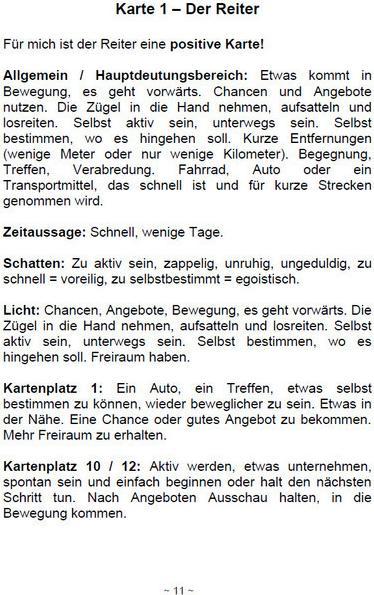 Actual product image Kartenlegen lernen mit 40x Lenormand Power bei Veränderungen (German, Angelina Schulze, 2020)