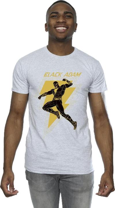 Produktbild Black Adam Golden Bolt Brust TShirt (4XL)