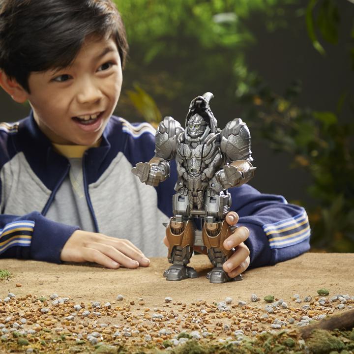 Actual product image Transformers Rise of the Beasts Smash Changer Rhinox