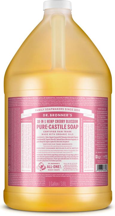 Produktbild Dr. Bronner's 18-IN-1 Naturseife Cherry Blossom 3800ml. (Flüssigseife, 3800 ml)