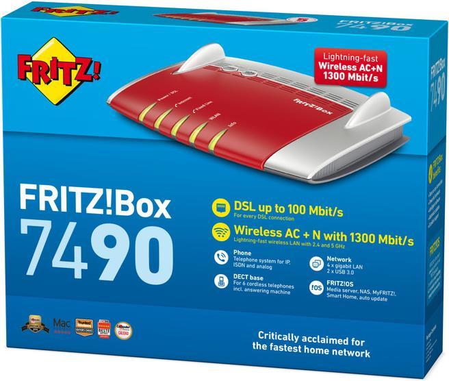 Actual product image AVM FRITZ!Box 7490