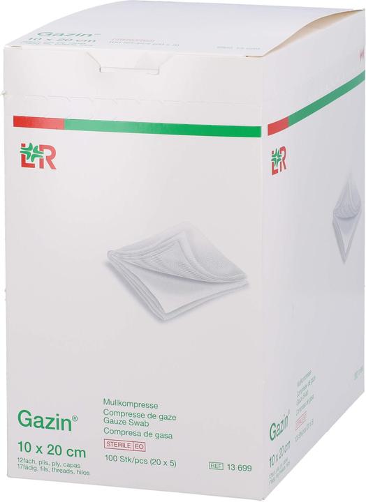 Image du produit Gazin compresses de gaze 12-plis set stériles