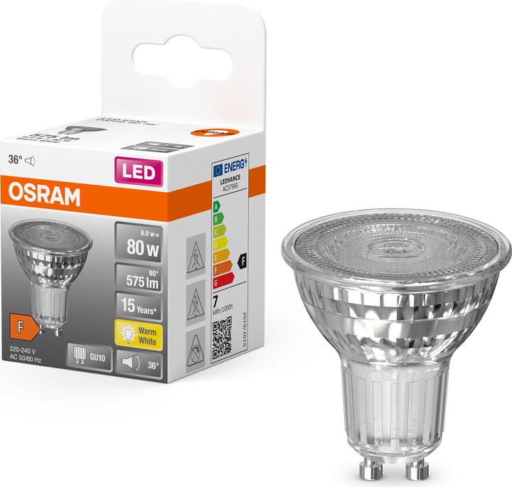 Actual product image Osram 1 pc. (GU10, 6.90 W, 575 lm, 1 x, F)