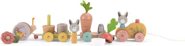 Produktbild Moulin Roty Grosser aktivitäten Zug zum ziehen, Trois petits lapins