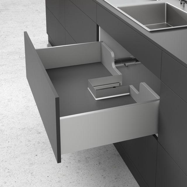 Actual product image Hettich Metallic pipe for the decoupling of the angular siphon