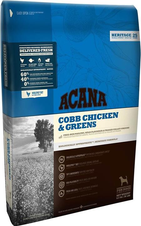 Actual product image Acana Cobb Chicken & Greens (Adult, 1 pcs., 11400 g)