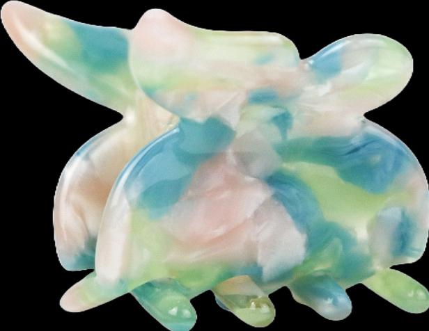 Sasstie Haarklammer Butterfly Earth Blue (1 Stk.)