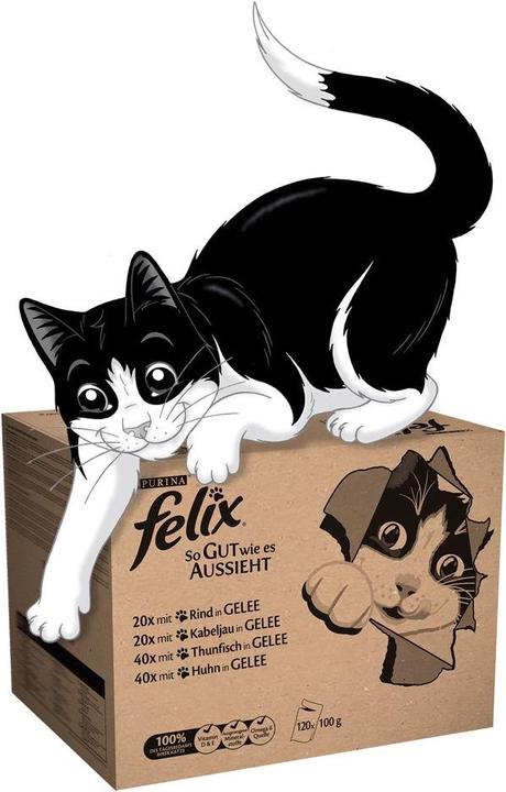 Produktbild Felix Jumbopack So gut wie es aussieht (Adult, 120 Stk., 100 g)