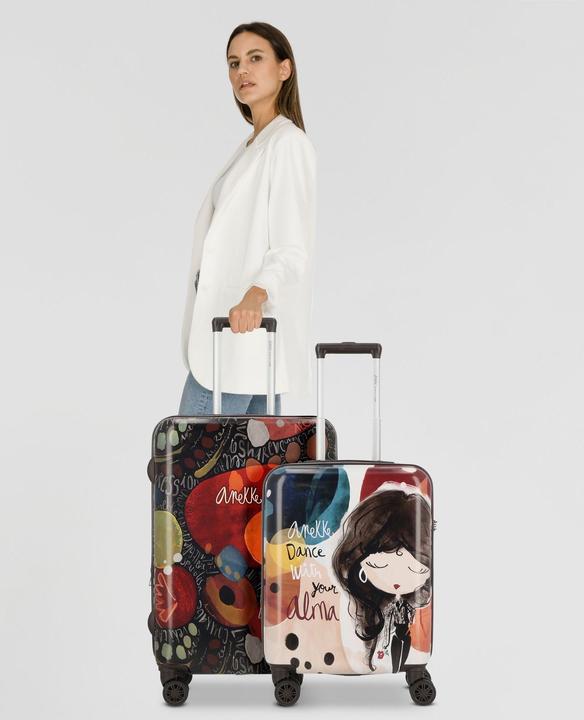 Image du produit Anekke Viaje 4 Rollen Kofferset 2-teilig mit Dehnfalte (91 l, L (90 - 115l))