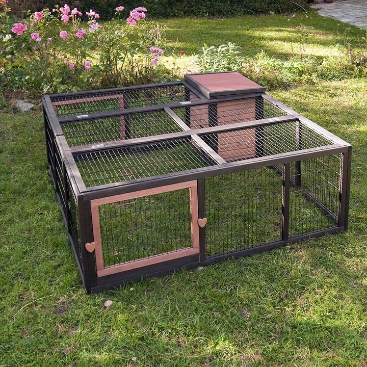 Produktbild zooplus Freigehege Outback Grande mit Schlafhaus