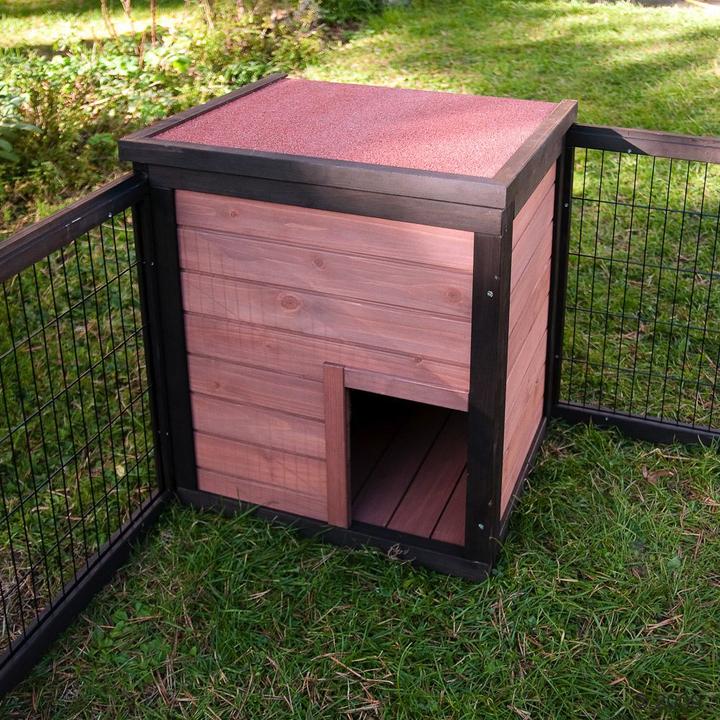 Produktbild zooplus Freigehege Outback Grande mit Schlafhaus