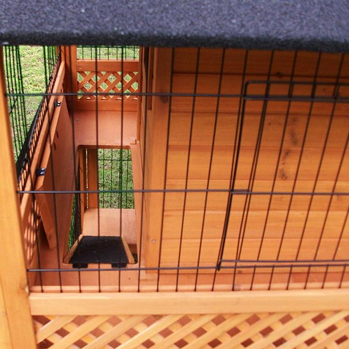 Produktbild zooplus Kaninchenstall Outback Pagode mit Freigehege (Pakete