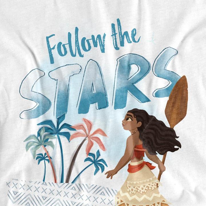 Actual product image Moana Unisex Adult Follow The Stars T-Shirt (XL)