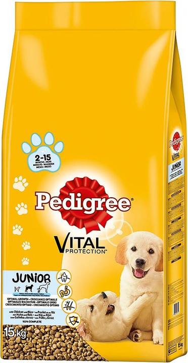 Pedigree Junior & Reis (Junior, 1 Stk., 15000 g)