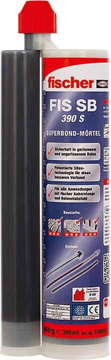 Produktbild Fischer FIS 518830 Superbond-MÃ¶rtel FIS SB 390 S (660 g)