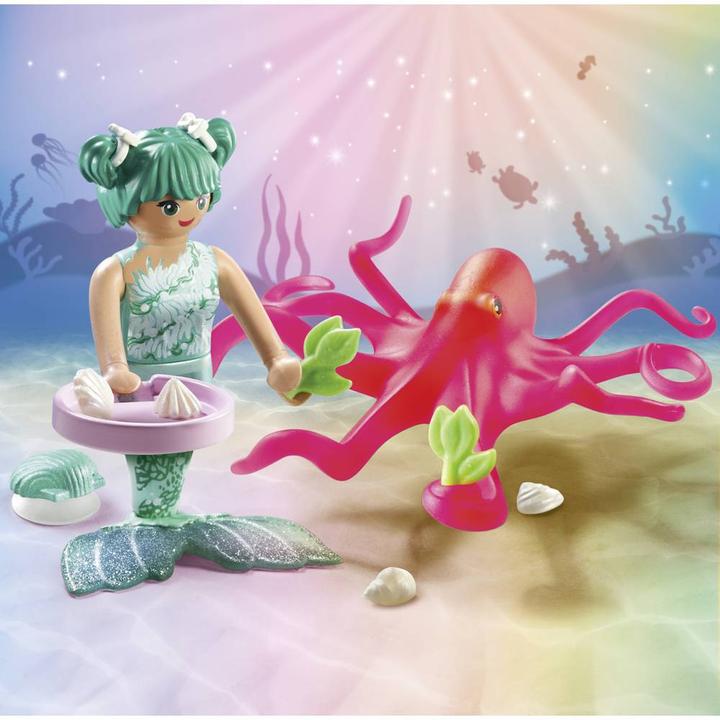 Actual product image Playmobil Mermaid with colour changing octopus (71503, Playmobil Princess Magic)