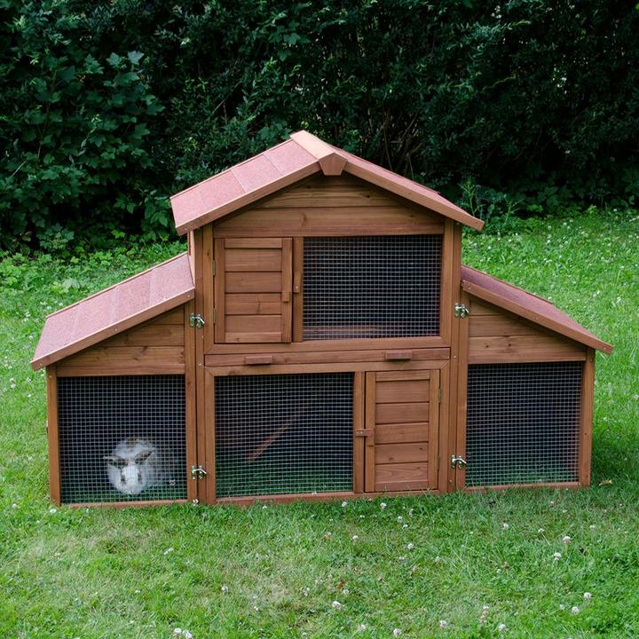 Produktbild zooplus Kaninchenstall Outback Castle mit Freigehege (Pakete