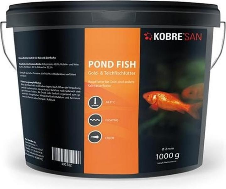 Kobre San Pond Fish nourriture pour poissons rouges et de bassin (Poisson rouge, 1000 ml)
