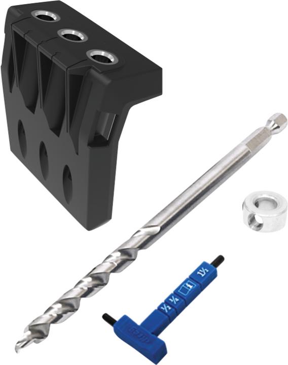 Produktbild Kreg Pocket Hole Jig 720 PRO Taschenloch Bohrschablone + Basis Station + Micro Bohrschablone + Stufe