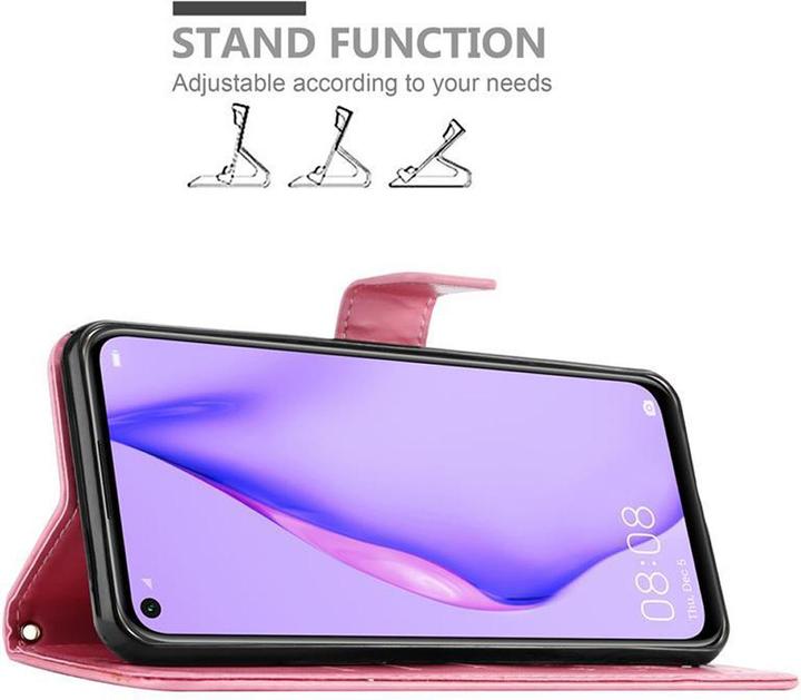 Productafbeelding Cadorabo Bloemen Boekomslag (Huawei P40 Lite)