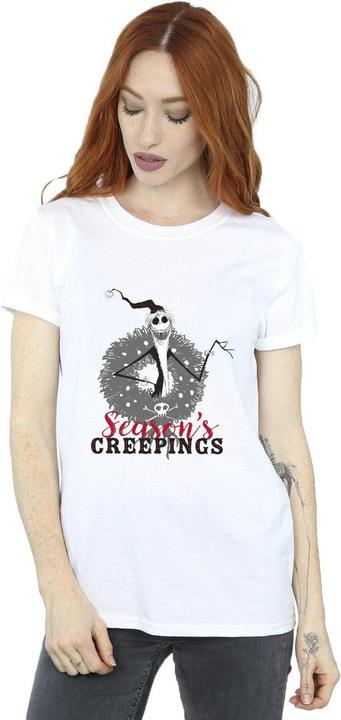 Produktbild Disney The Nightmare Before Christmas Seasons Creepings Wreath TShirt (XL)