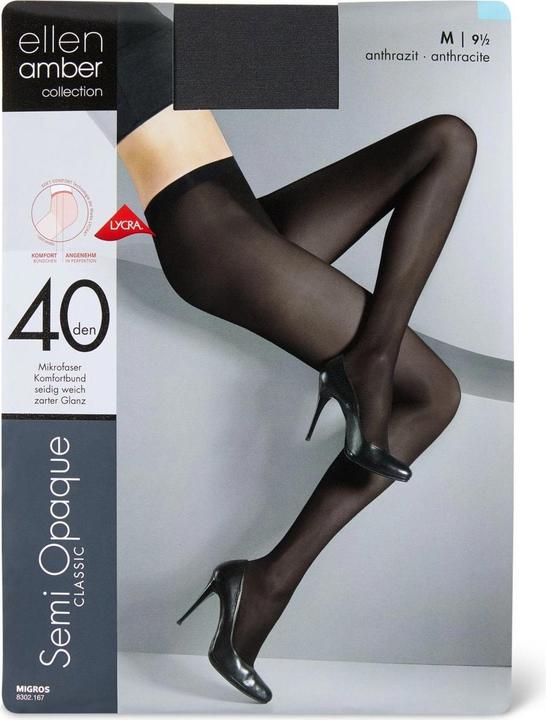 Image du produit Ellen Amber Collants Pour Dames Semi Opaque (40 DEN)