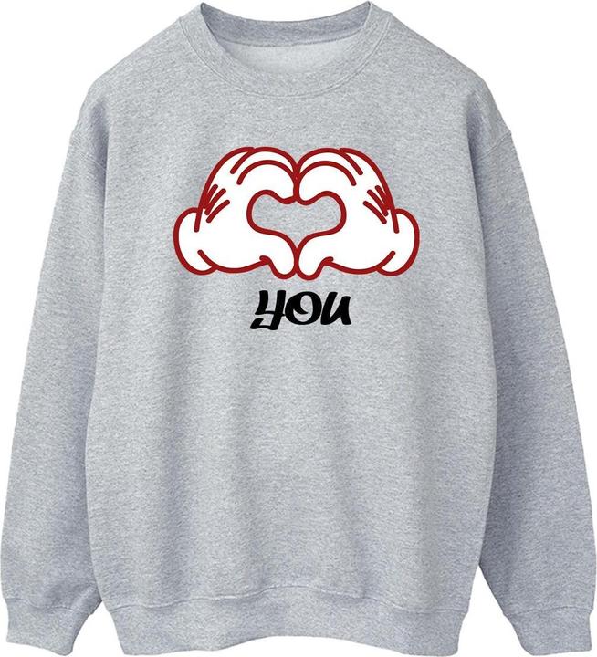 Disney Mickey Mouse Love You Hands Sweatshirt (XXL)