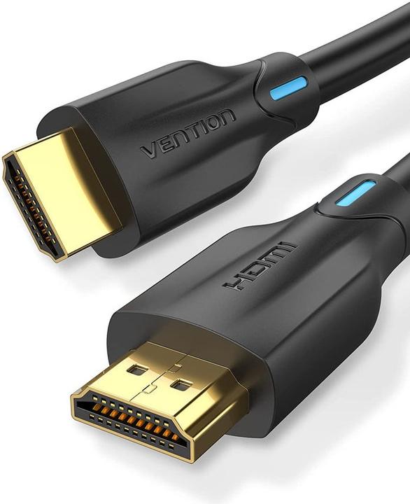 Image du produit Vention Câble HDMI 2.1 noir - 3m (3 m, HDMI)