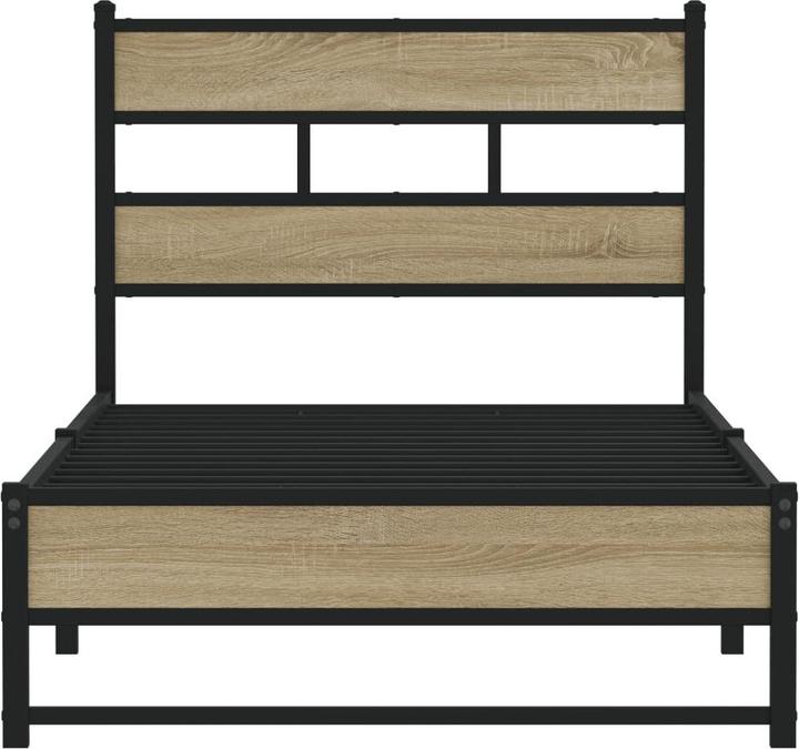 Immagine prodotto VidaXL Letto in metallo Rete a doghe letto singolo Struttura letto senza materasso 107x203cm (107 x 203 cm)