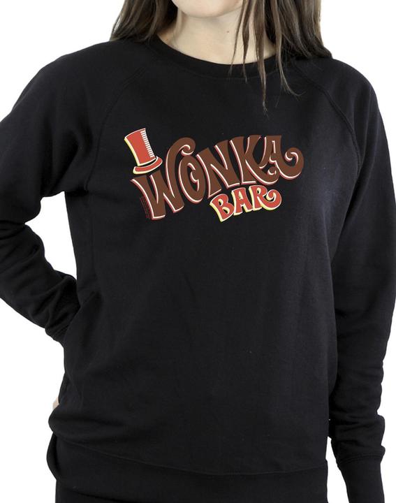 Immagine prodotto Willy Wonka & the Chocolate Factory Bar Logo Felpa Donna (M)