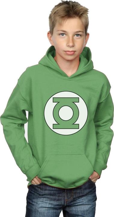 Actual product image Boys Green Lantern Logo Hoodie (128)