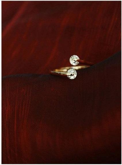 Produktbild Hermex Gold Ring RGP mit Zirkonia - Gold Gr. 60 (60)