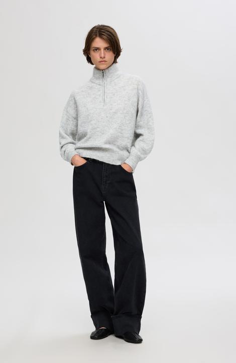 Image du produit Selected Femme Pull à manches longues et demi-zip (L)
