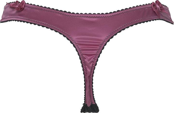 Actual product image Les Jupons de Tess Swarovski pearls open thong (M)