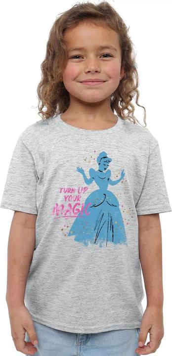 Actual product image Cinderella Childrens/Kids Turn Up Your Magic T-Shirt (128)