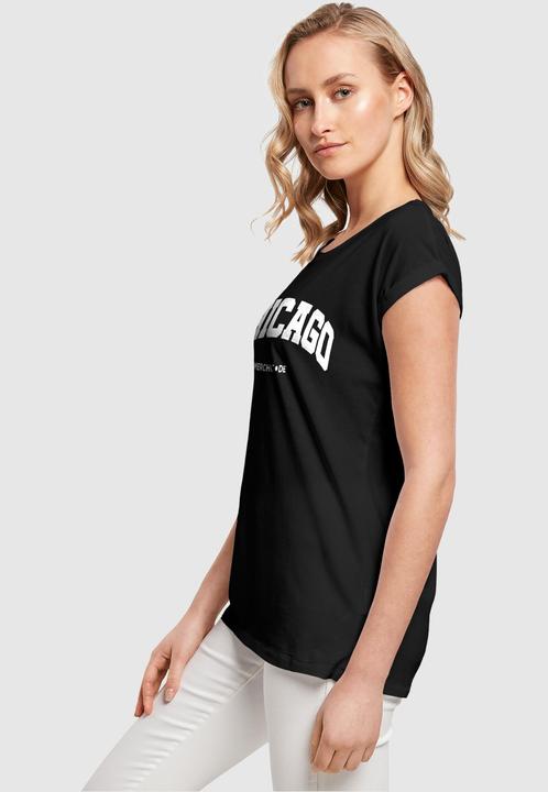 Produktbild Merchcode Ladies Chicago Wording - T-Shirt - 117985 (4XL)