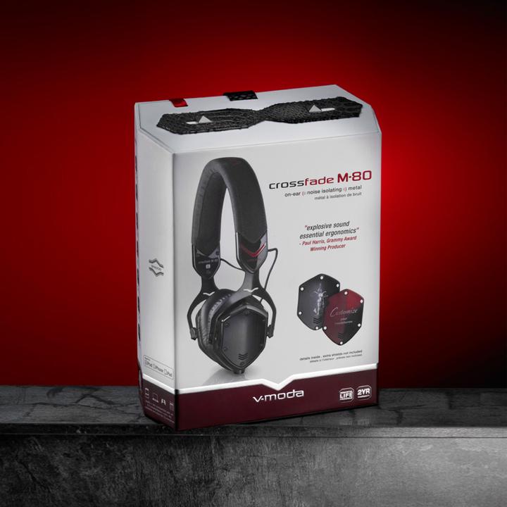 Actual product image V-Moda Crossfade M-80 Shadow (Cable)