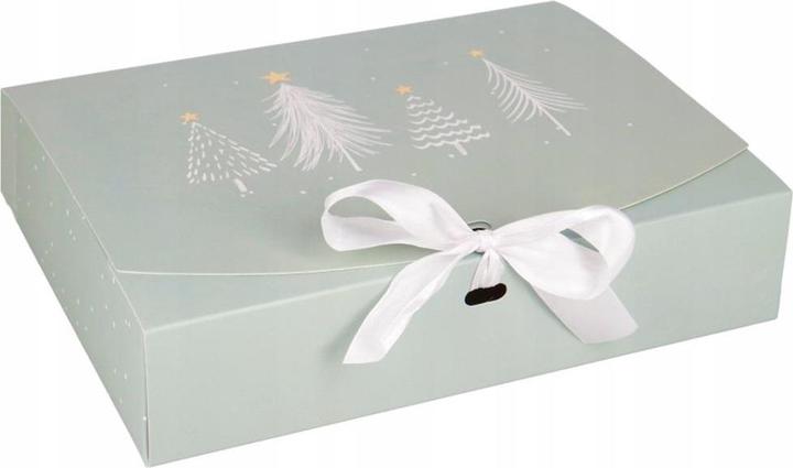 Immagine prodotto Incood Falt-Geschenkbox 22x17cm Weihnachtsbäume 2 Stk. (Scatola da regalo, 2 x)