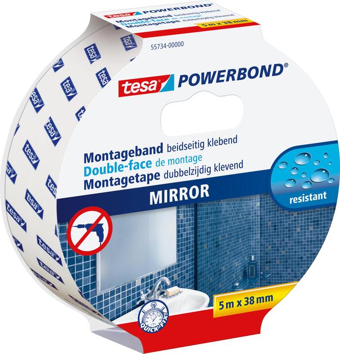 Image du produit tesa Powerbond MIRROR ruban de montage double face pour miroir (38 mm)
