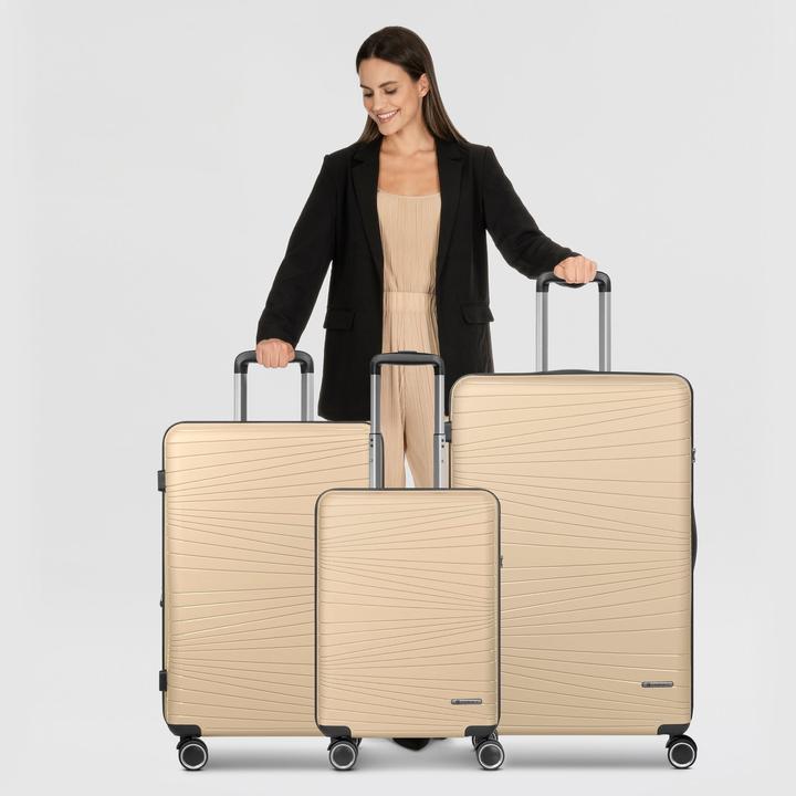 Actual product image Franky Dallas 3.0 4 wheel suitcase set 3-piece (188 l, XL (from 140l))