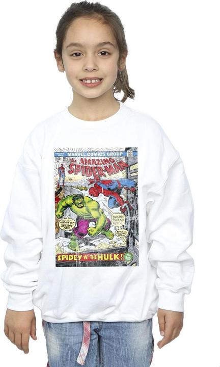 Immagine prodotto Spider-Man VS Hulk Cover Felpa Ragazze (128)