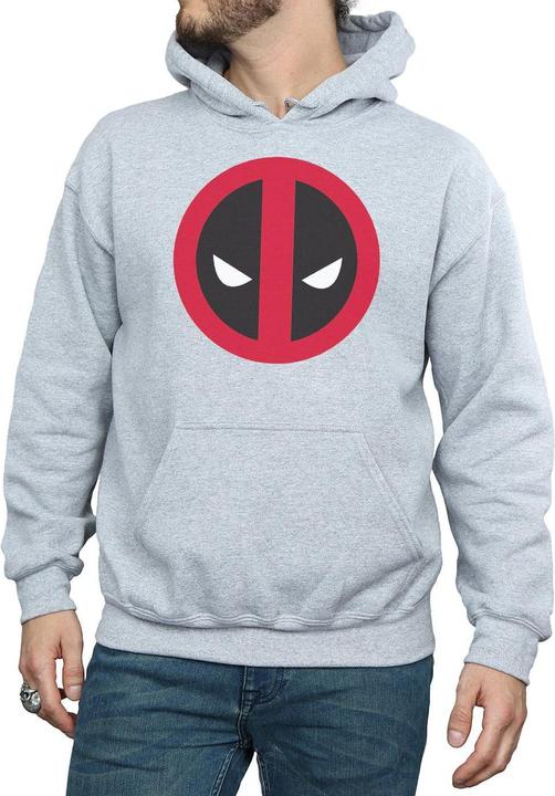Actual product image Mens Deadpool Large Clean Logo Hoodie (XXL)
