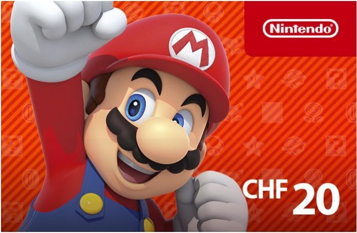 Nintendo eShop (20 CHF)