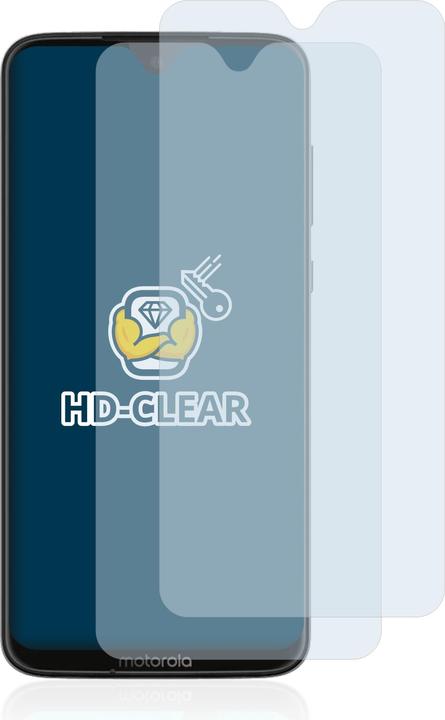 Produktbild BROTECT Schutzfolie Displayschutz Displayschutzfolie Folie Klar Transparent (2 Stück, Motorola Moto G7 Plus)